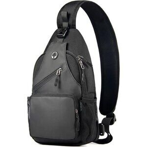 Crossbody Sling Bag for Men with Adjustable Shoulder Strap Shoulder Backpack